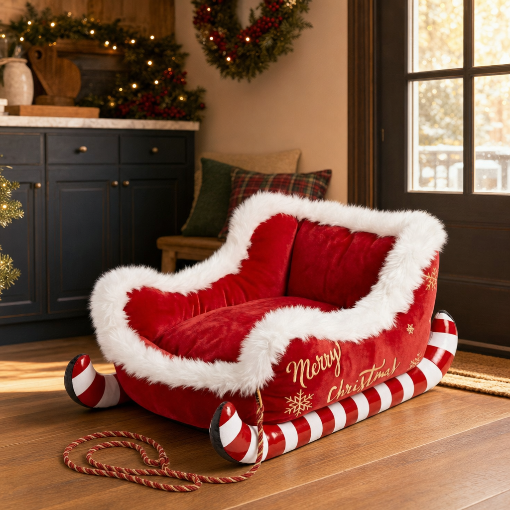 Pawliday Sleigh Bed